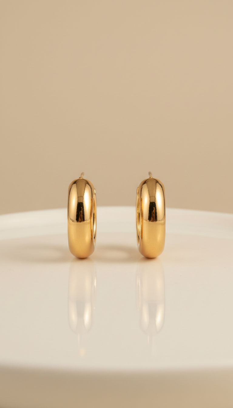 18k Gold Halo Necklace