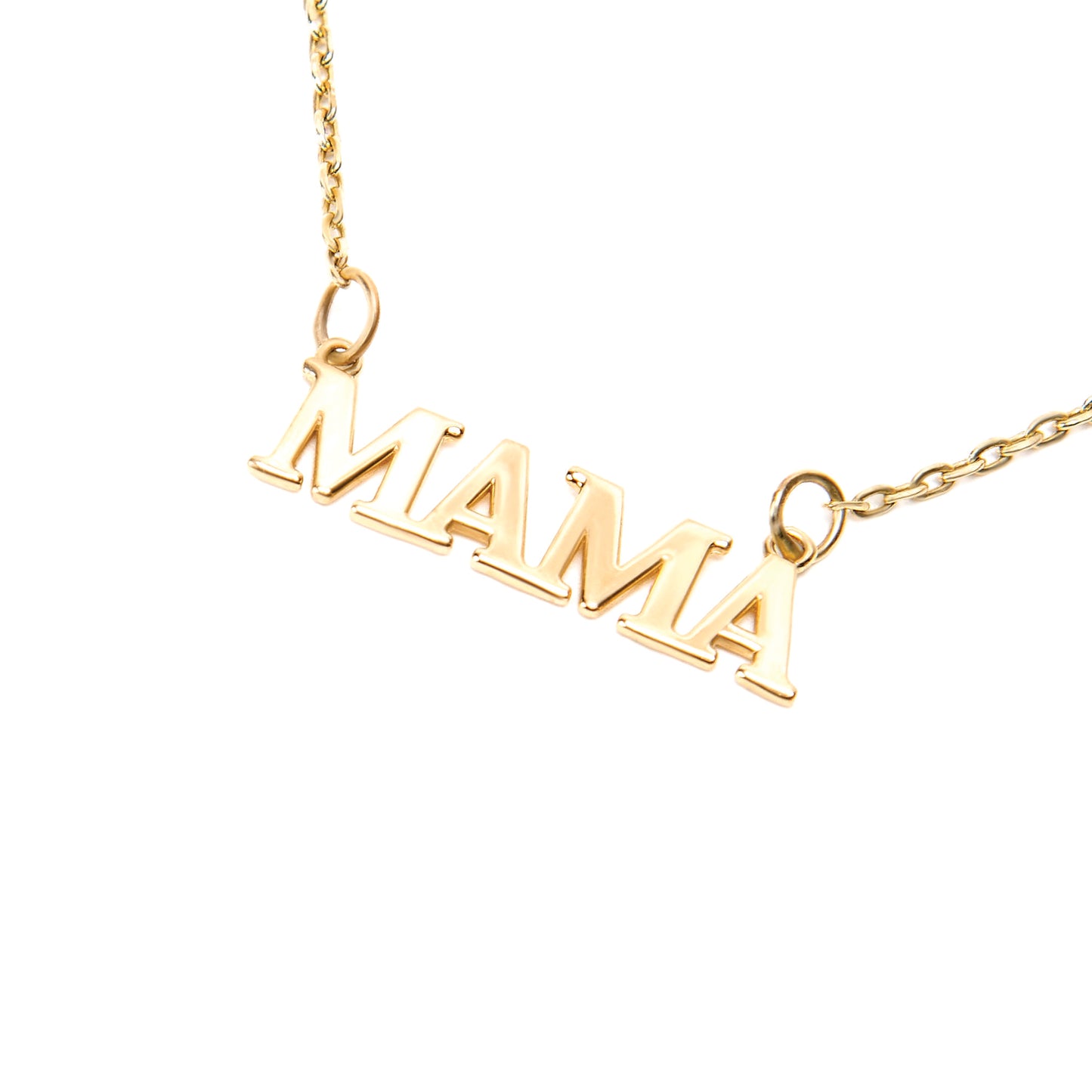 MAMA Necklace In 14K Solid Gold