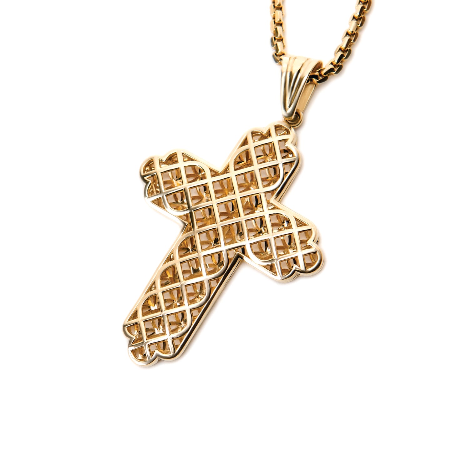 14K Solid Gold Cross