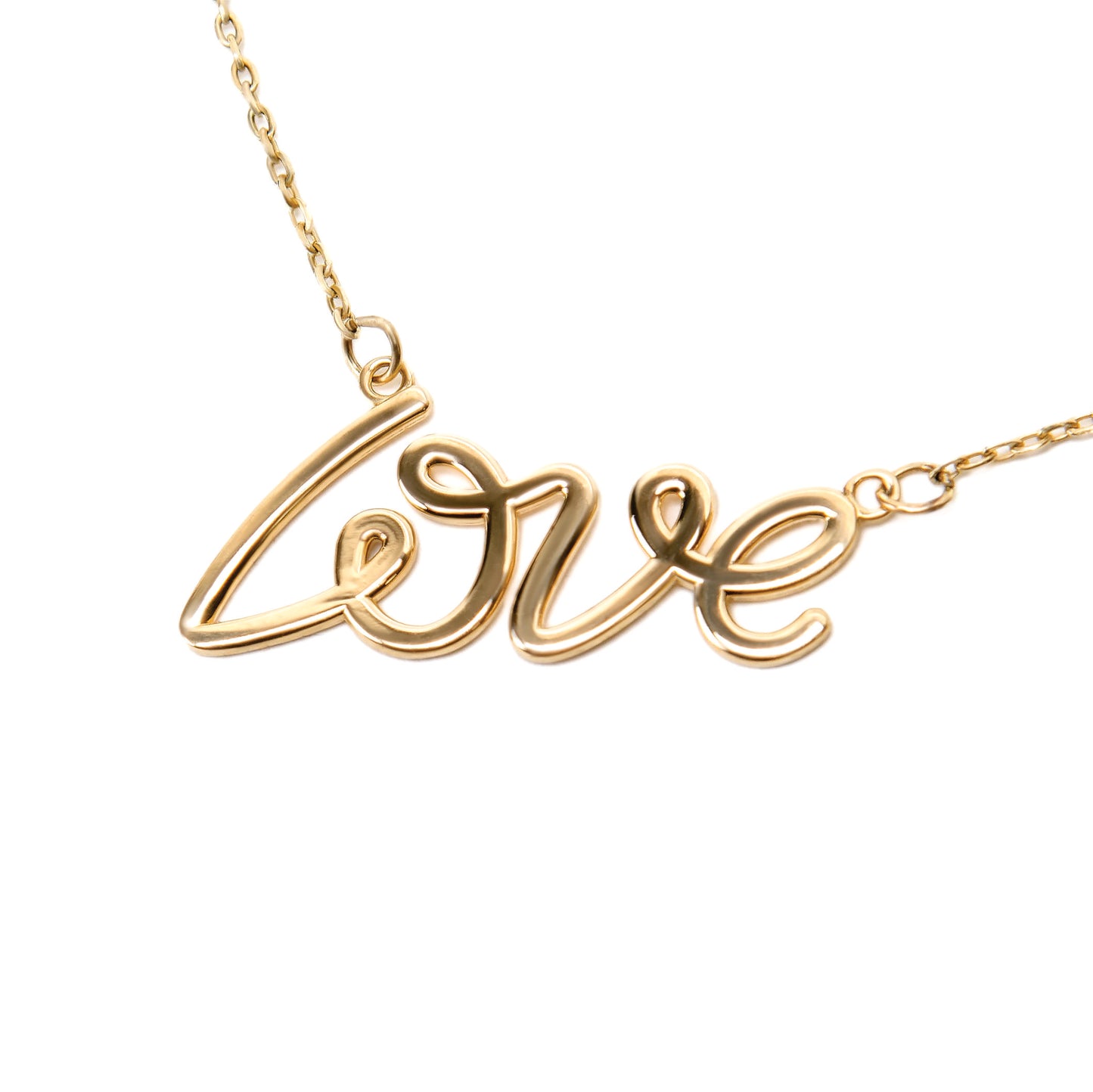 LOVE Necklace In 14K Solid Gold