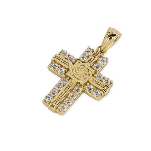 Armenian Eternity Cross In 14K Solid Gold