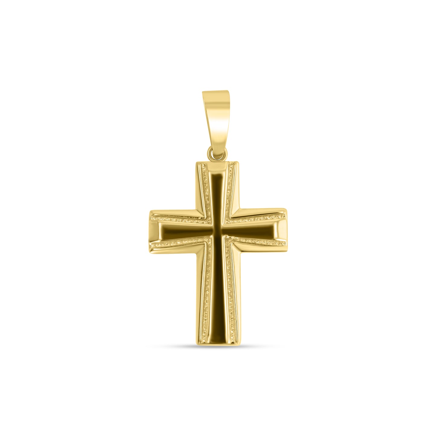 Solid Gold Cross In 14K Solid Gold