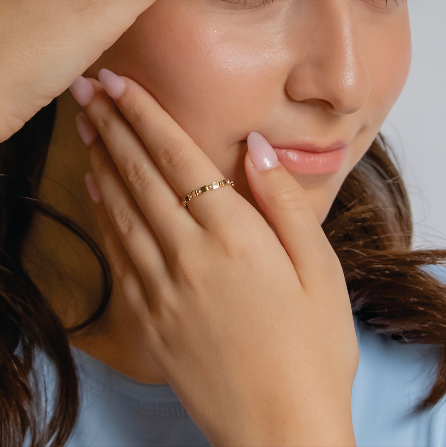 "Circles" Ring In 14K Solid Gold