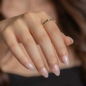 "Hexa" Ring In 14K Solid Gold