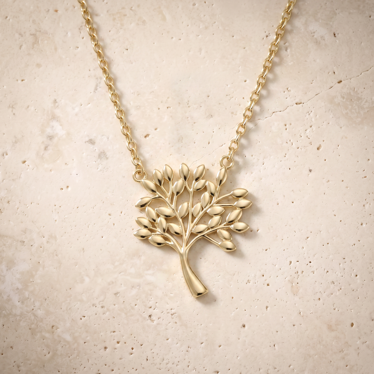 Tree of Life Necklace In 14K Solid Gold