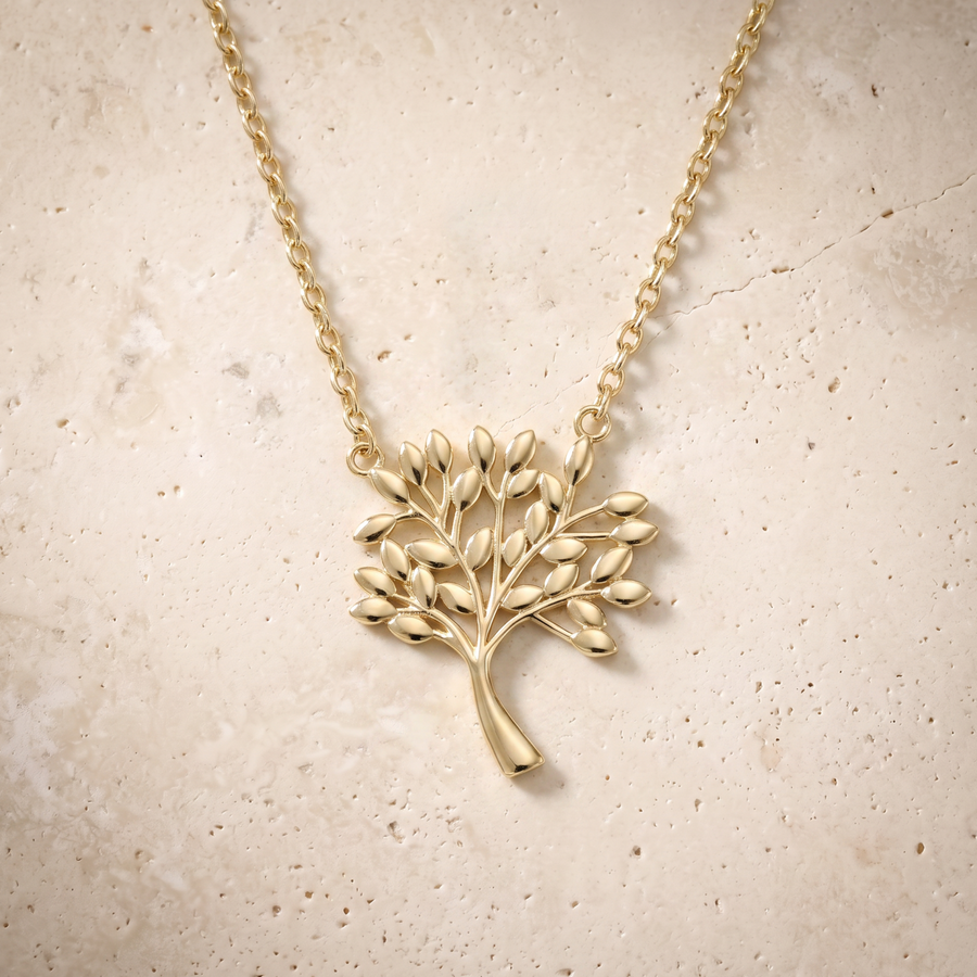 Tree of Life Necklace In 14K Solid Gold