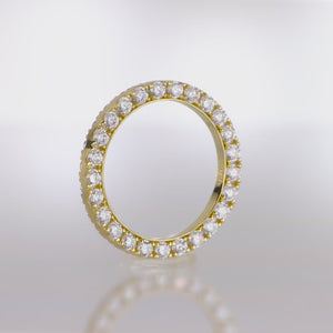 Diamond Ring In 14K Solid Gold